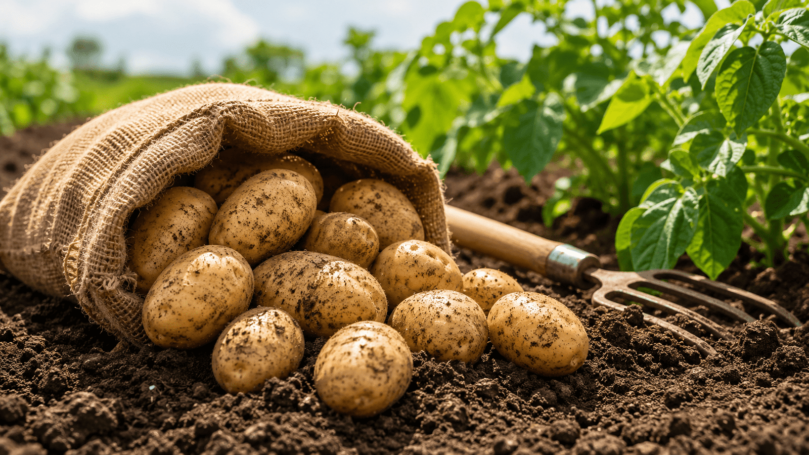 Grownig potato